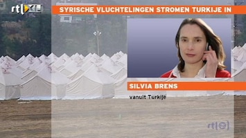 RTL Nieuws Syriërs vluchten Turkije in