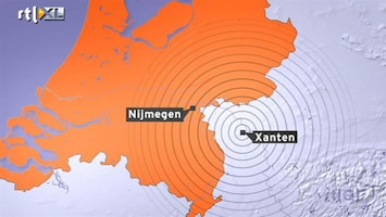 RTL Nieuws Lichte aardbeving in Zuid- en Oost-Nederland