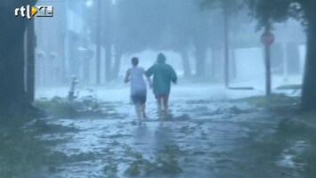 RTL Z Nieuws Orkaan Isaac zorgt voor veel wateroverlast