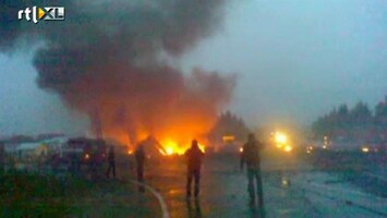 RTL Z Nieuws Vliegtuig stort neer in Rusland, en vliegt meteen in brand
