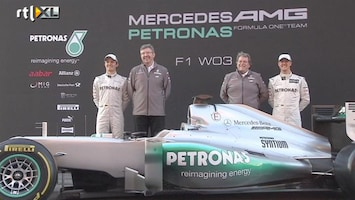 RTL GP: Formule 1 Jaaroverzicht Launch Mercedes W03