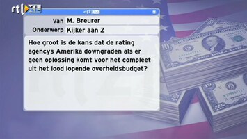 Special: De Kijker Aan Zet Hoe groot is de kans dat de rating agencies VS downgraden?