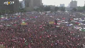 RTL Nieuws Moslimbroeder Mursi wint, Tahrirplein feest