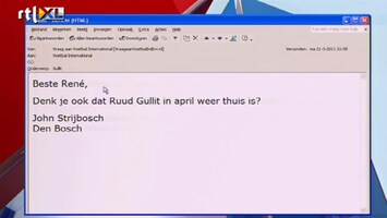 Voetbal International Is Ruud in april weer thuis?