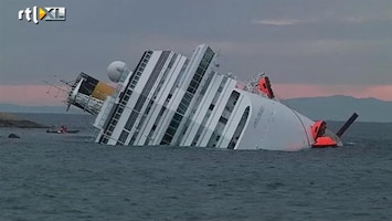 RTL Nieuws Gestrand cruiseschip milieu-tijdbom