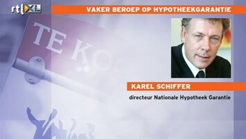 RTL Z Nieuws Vaker beroep op hypotheekgarantie