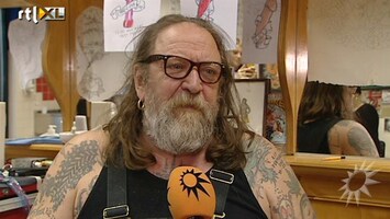 RTL Boulevard Valentijnsactie: Tattoo van Henk Schiffmacher