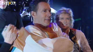 RTL Boulevard Hans Klok oefent met Gerard Joling