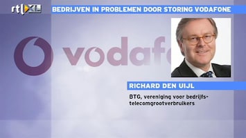 RTL Z Nieuws Grote bedrijven boos op Vodafone