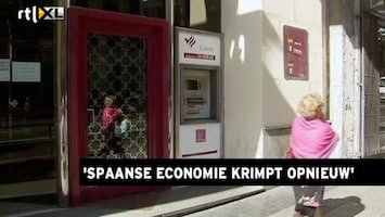 RTL Z Nieuws Spaanse economie zal ook in tweede kwartaal krimpen