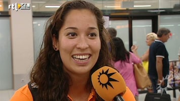 RTL Boulevard Ramoni en Pieter komen aan op Schiphol