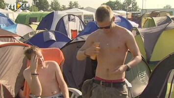 RTL Nieuws Veel zonnesteken bij snikheet Pinkpop