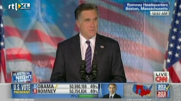 RTL Nieuws Romney feliciteert Obama met overwinning