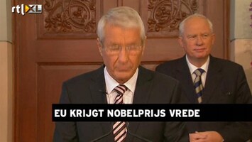 RTL Z Nieuws EU krijgt Nobelprijs voor de vrede