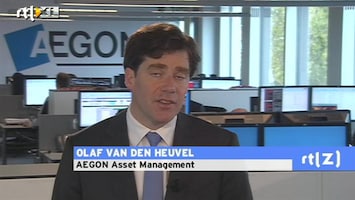 RTL Z Nieuws Aegon: wennen aan lagere rendementen