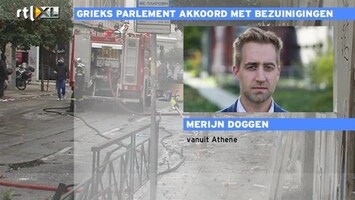 RTL Z Nieuws Athene likt z'n wonden, heftige rellen in Griekenland