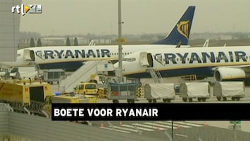 RTL Z Nieuws Ryanair krijgt van consumentenautoriteit flinke boete