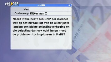 Special: De Kijker Aan Zet Noord Italië is erg rijk, de problemen moeten toch kunnen worden opgelost?