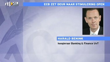 RTL Z Nieuws Benink over de vraag wat Draghi doet om markten gerust te stellen
