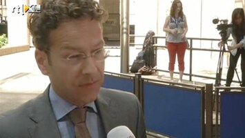 RTL Z Nieuws Dijsselbloem: voortgang is moeizaam, maar aanwezig