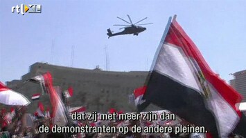 RTL Nieuws Egyptenaren massaal de straat op