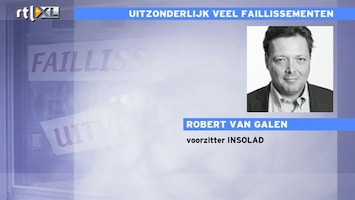 RTL Z Nieuws Van Galen - Insolad: we zien het aantal faillissementen toenemen