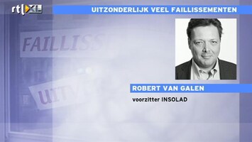 RTL Z Nieuws Van Galen - Insolad: we zien het aantal faillissementen toenemen