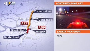 RTL Nieuws Politie schiet bij achtervolging op A27