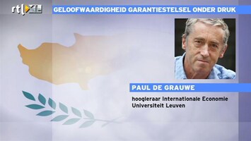 RTL Z Nieuws Paul de Grauwe: moreel en economisch probleem