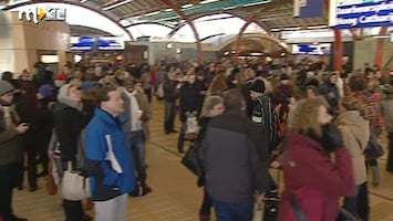 RTL Nieuws Opnieuw chaos op het spoor door kou