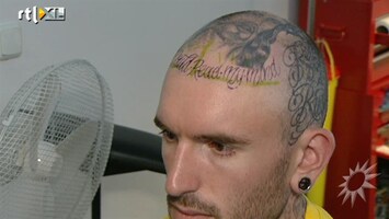 RTL Boulevard Ben Saunders zet nieuwe tattoo met bijzondere betekenis