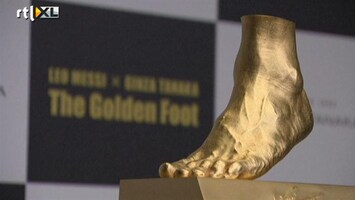 RTL Nieuws Replica voet van Messie in massief goud