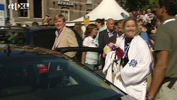 RTL Nieuws Prinses Máxima duikt in Amsterdamse gracht