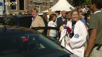 RTL Nieuws Prinses Máxima duikt in Amsterdamse gracht