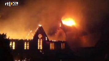 RTL Nieuws Brand verwoest RK-kerk op Ameland