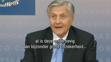 RTL Z Nieuws Trichet waarschuwt voor onzekerheid