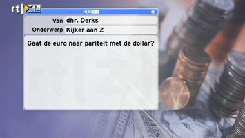 Special: De Kijker Aan Zet Gaat de euro naar pariteit met de dollar?