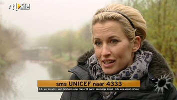 RTL Boulevard Anouk bezoekt dorpen voor Unicef