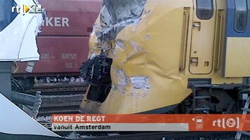 RTL Nieuws Gewonden frontale treinbotsing Amsterdam