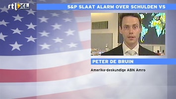 RTL Z Nieuws S & P slaat alarm over schulden VS