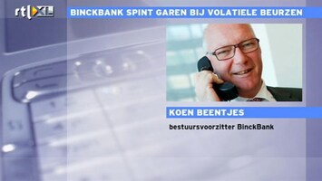 RTL Z Nieuws De wispelturige beurzen zijn goed voor Binck Bank