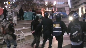RTL Z Nieuws Occupy-beweging krijgt serieuze tegenstand van autoriteiten