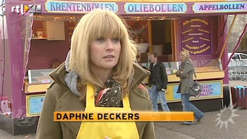 RTL Boulevard Daphne oliebollenkraam voor Unicef