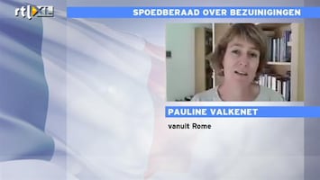 RTL Z Nieuws Italië gaat sneller hard bezuinigen: Pauline Valkenet analyseert