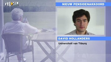 RTL Z Nieuws Hoogleraar Hollanders: pensioenakkoord is wel een verbetering voor werkgevers, niet voor werknemers