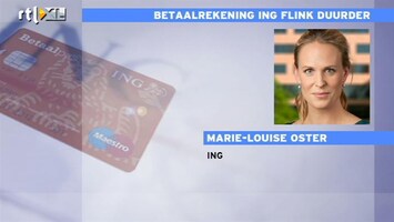 RTL Z Nieuws ING verhoogt tarieven voor betaalrekeningen: een kritisch interview