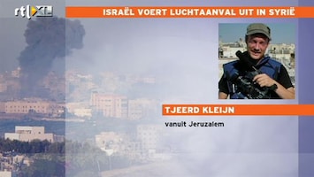 RTL Z Nieuws Israël bombardert doelen in Syrië: Tjeerd Kleijn doet verslag