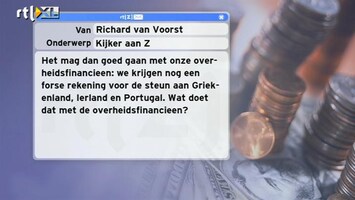 Special: De Kijker Aan Zet Wat doet de steun aan Griekenland, Ierland en Portugal met de overheidsfinancien?