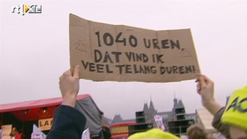 RTL Nieuws Ophokdemonstratie eindigt met ME-actie