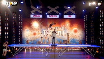 Holland's Got Talent Dan en Gordon op de trampoline